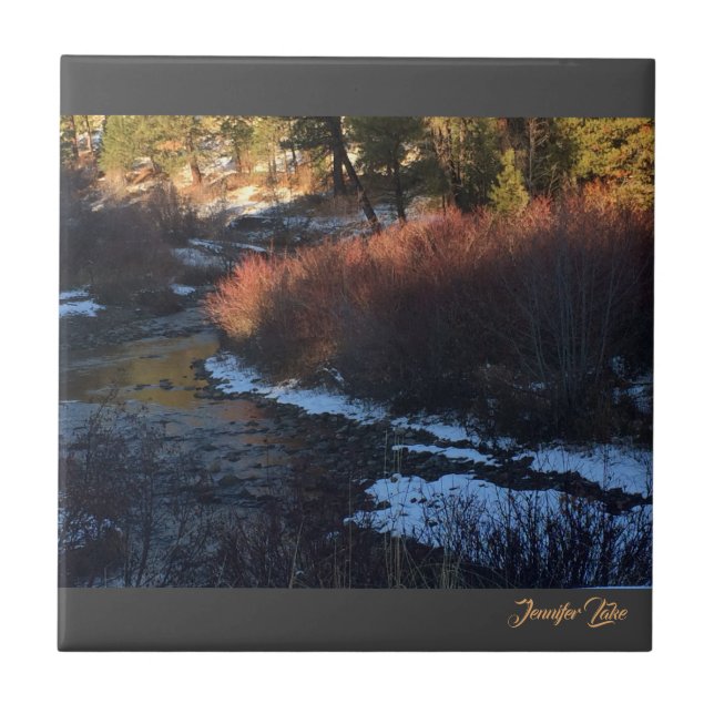 Azulejo Creek de otoño (Frente)