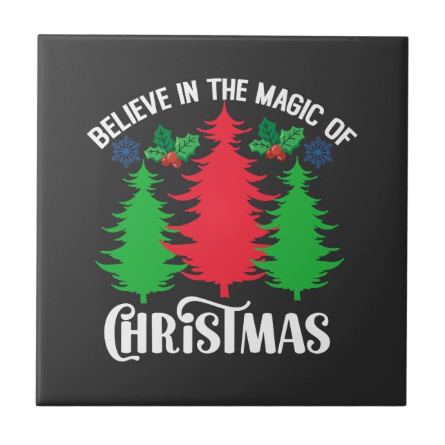 Azulejo Creer en la magia de los Navidades-82309w (Frente)