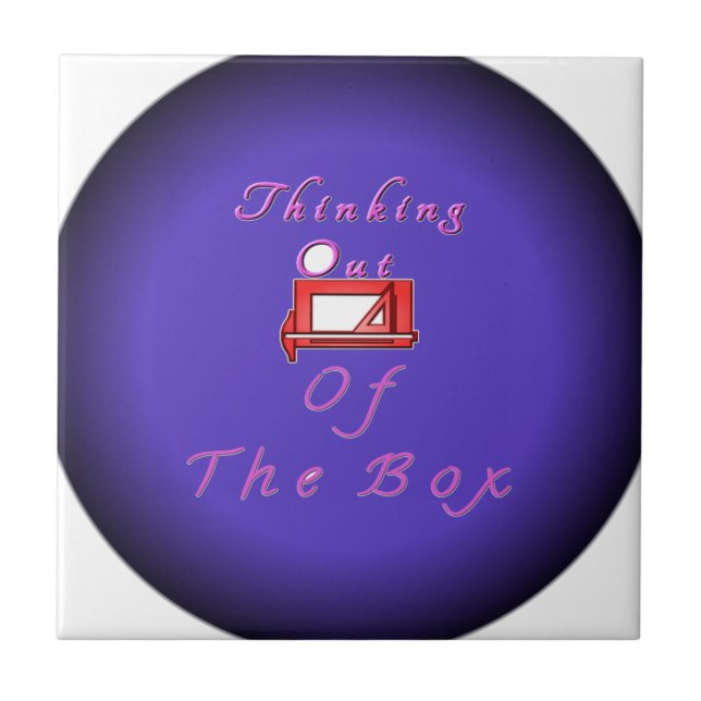 Azulejo Creo que fuera de la caja. (Frente)