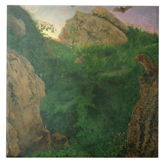 Azulejo Crepúsculo (aceite) (Frente)