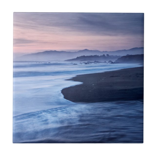 Azulejo Crepúsculo en Moonstone Beach (Frente)