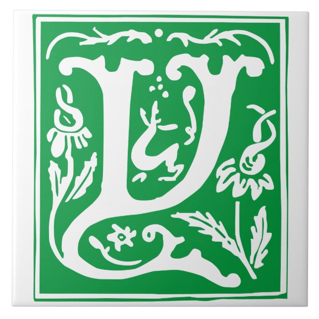 Azulejo Criaturas míticas del siglo XVI Capital decorativa (Frente)