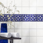 Azulejo Cristal azul y perla de arte mosaico en mosaico ro<br><div class="desc">Cristal azul y perla de arte mosaico en mosaico roto en Grecia</div>
