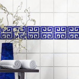 Azulejo Cristal azul y perla de arte mosaico en mosaico ro