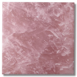 Azulejo Cristal de cuarzo rosa rosa rosa de bebé elegante