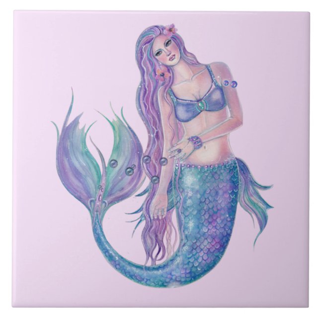 Azulejo Cristal de sirena de Renee Lavoie (Frente)