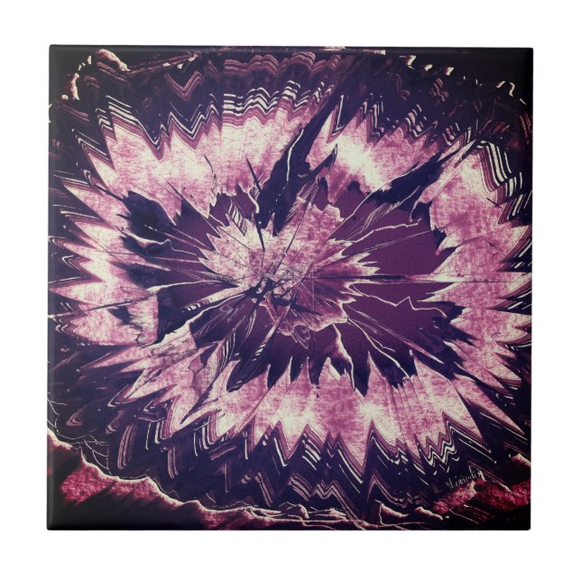 Azulejo Cristal púrpura antimetista (Frente)