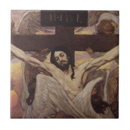 Azulejo Cristo crucificado