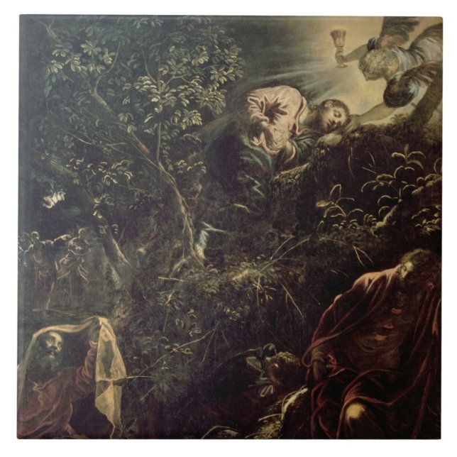 Azulejo Cristo en el jardín de Gethsemane 2 (Frente)