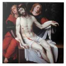 Cristo muerto apoyado por dos ángeles (Ribalta)