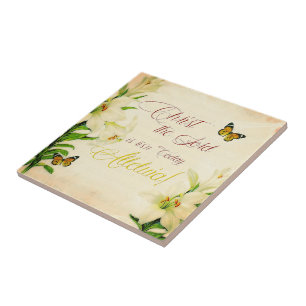 Azulejo Cristo Señor hoy resucitó