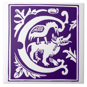 Azulejo Críticas míticas del siglo XVI Capital decorativa