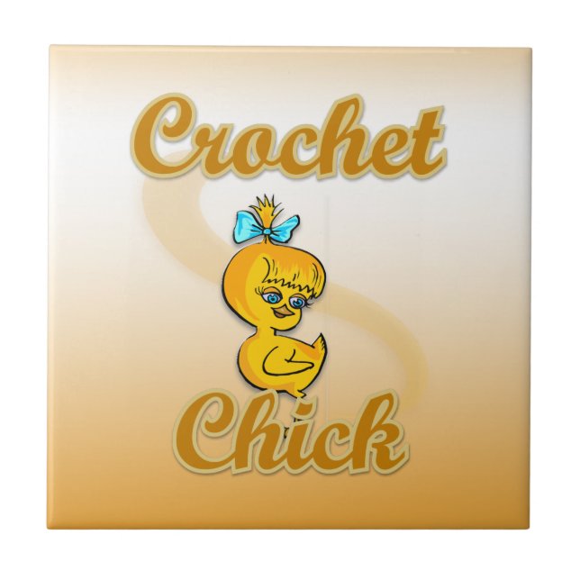 Azulejo Crochet Chick (Frente)