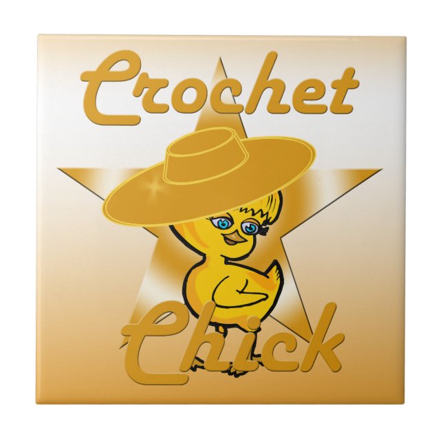 Azulejo Crochet Chick #10 (Frente)