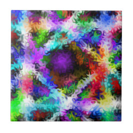 Azulejo Cromado rápido iridiscente cinco