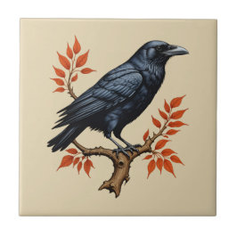 Azulejo Crow