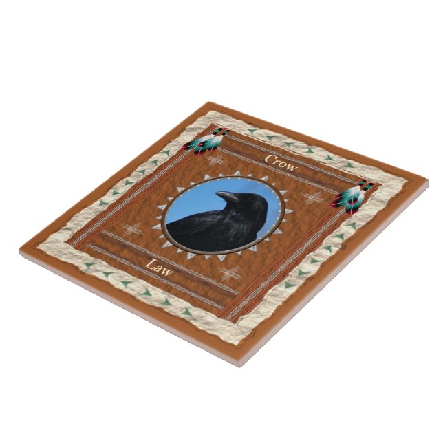 Azulejo Crow - Tile cerámico legal (Lado)