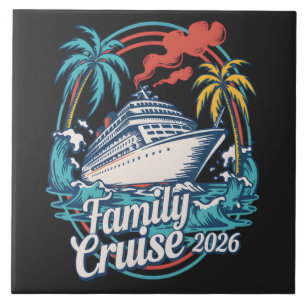 Azulejo Crucero Familiar Verano 2026 Vacaciones de Verano
