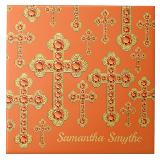 Azulejo Cruces con 12 falsedades - (Frente)