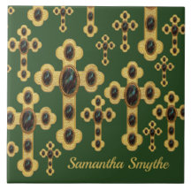 Cruces con 6 piedras falsas -