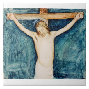 Azulejo Crucifixión del Retablo de la Iglesia
