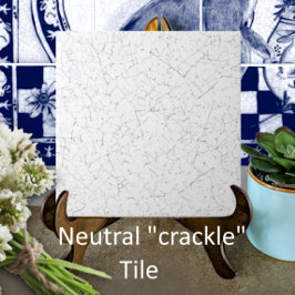 Azulejo Crujido blanco - Luce antigüo vintage contrasplant