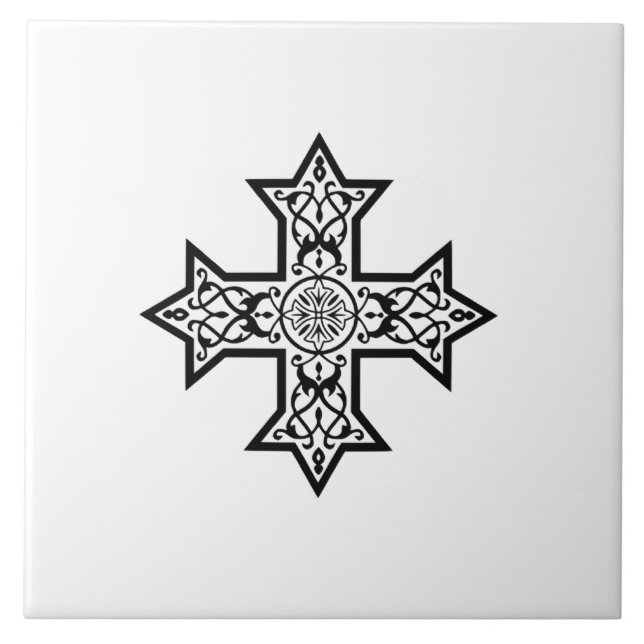 Azulejo Cruz copta (Frente)