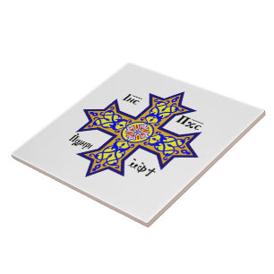 Azulejo Cruz copta