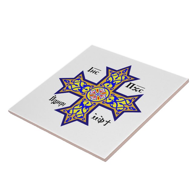 Azulejo Cruz copta (Lado)