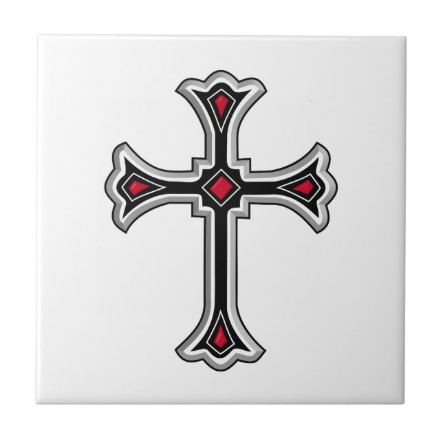 Azulejo Cruz cristiana (Frente)