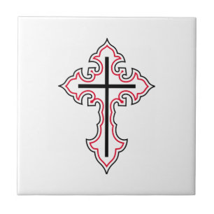 Azulejo cruz cristiana