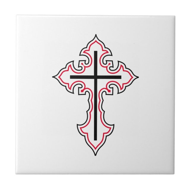 Azulejo cruz cristiana (Frente)