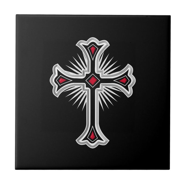 Azulejo Cruz cristiana (Frente)