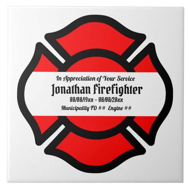 Azulejo Cruz de San Florian (Estilo 2) (Frente)