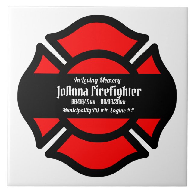 Azulejo Cruz de San Florian (estilo 3) (Frente)