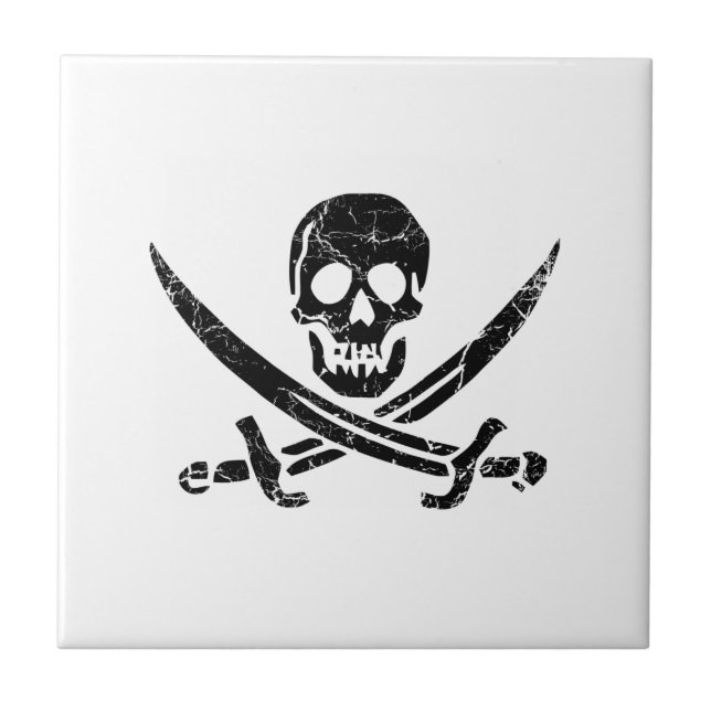 Azulejo Cruz pirata (Frente)