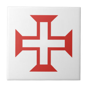 Azulejo Cruz Roja Templaria