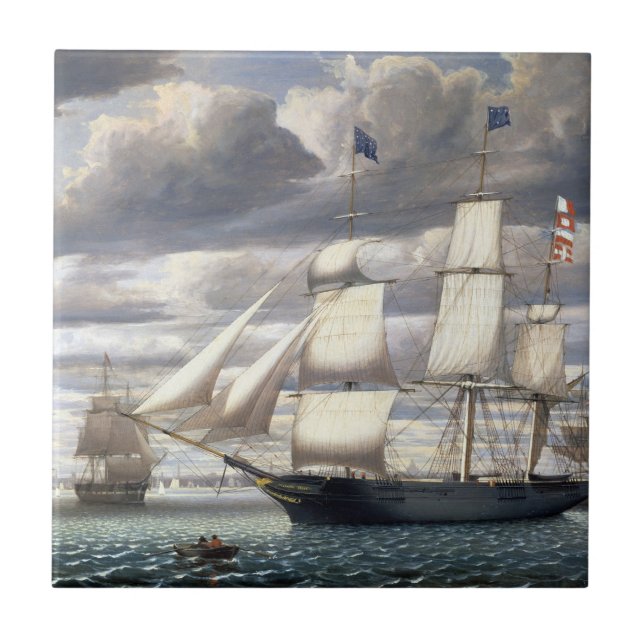 Azulejo Cruz Sur del Barco Clipper 1851 (Frente)