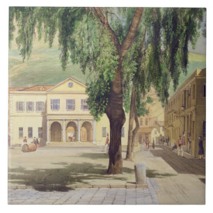 Azulejo Cuadrado comercial, la biblioteca comercial y