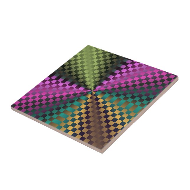 Azulejo Cuadrados de arcoiris (Lado)