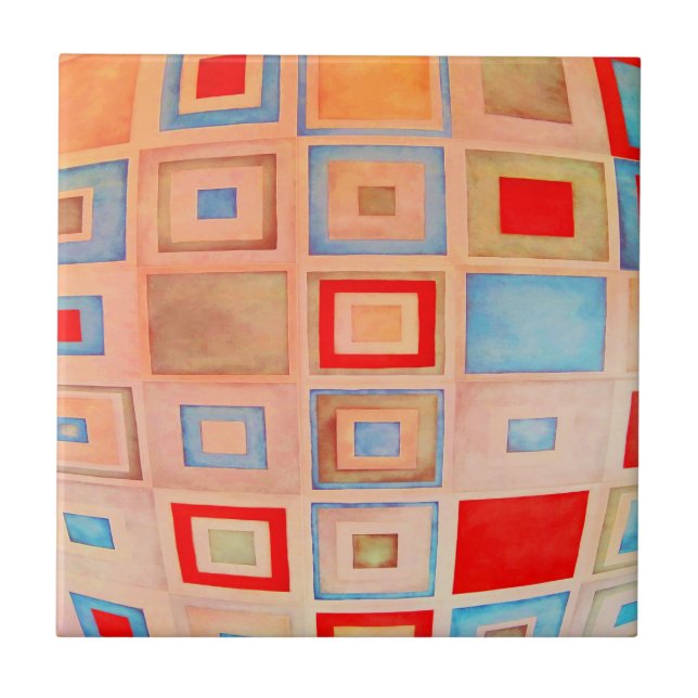 Azulejo Cuadrados de color (Frente)