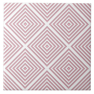 Azulejo Cuadrados geométricos rosados