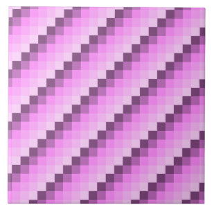 Azulejo Cuadrados rosa y púrpura