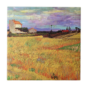 Azulejo Cuadro de Vincent van Gogh, Campo de trigo,
