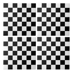 Azulejo Cuadros en blanco y negro