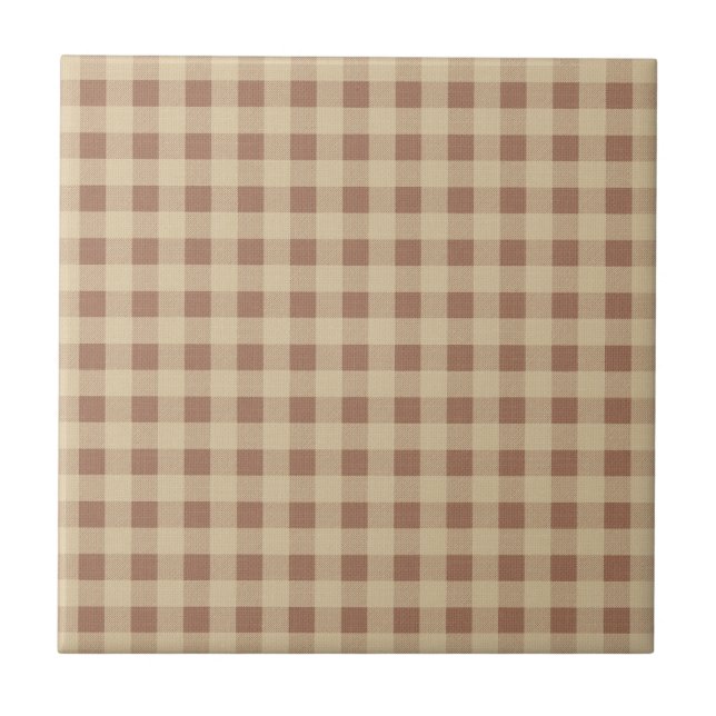Azulejo Cuadros Rústicos Campestres Marrón Beige (Frente)