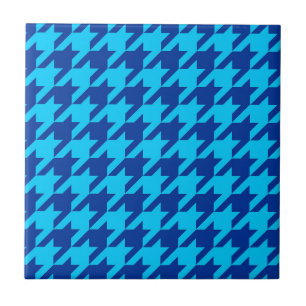 Azulejo Cuadros Vichy Azul Marino Cyan