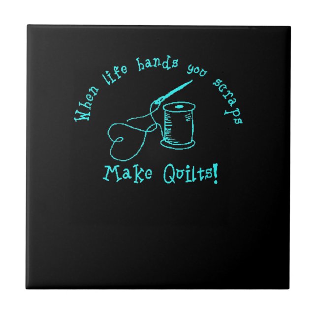 Azulejo Cuando la vida te deja con los grifos hace caldos (Frente)