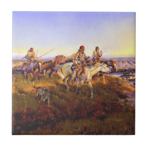 Azulejo "Cuando los blancos se vuelven rojos" por Charles 