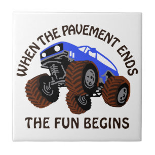 Azulejo Cuando termina el pavimento